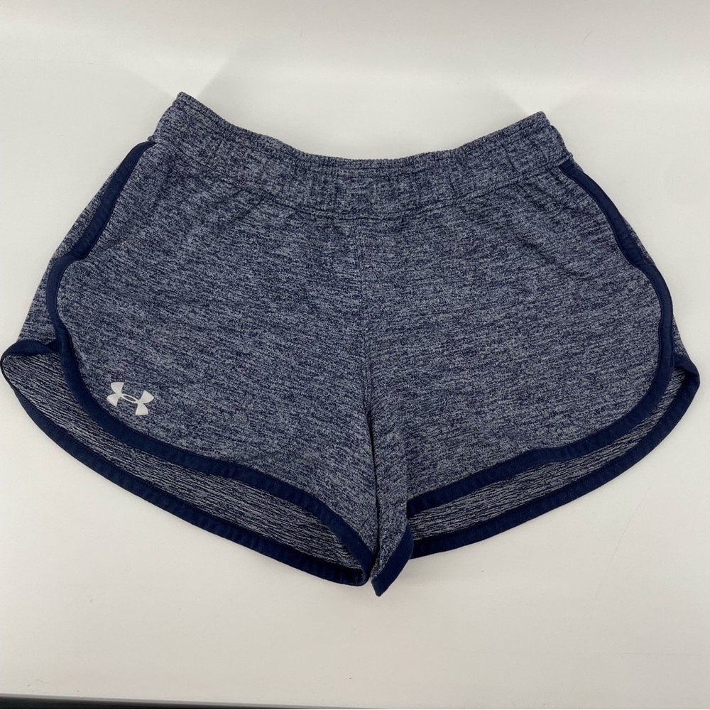 Under Armour Shorts Navy Blue Heathered S